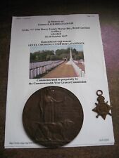 Wwi memorial plaque for sale  LANCASTER