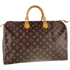 Bolsa de mão Louis Vuitton monograma Speedy 40 tecido de couro marrom 3197 comprar usado  Enviando para Brazil