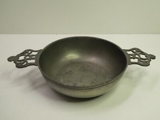 VINTAGE DESIGN CELTA ESTANHO QUAICH COPO TIGELA PRATO UÍSQUE ESCOCÊS FEITO NA INGLATERRA comprar usado  Enviando para Brazil