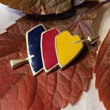 Broche vintage coeurs d'occasion  Le Luc