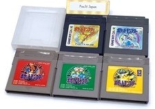 Gameboy Pokemon 5 Lote Vermelho Verde Amarelo Pikachu Ouro Prata Conjunto Japonês Limpo comprar usado  Enviando para Brazil