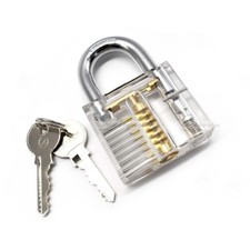 Big transparent padlock usato  Spedire a Italy