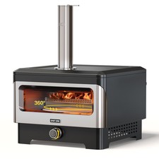 EAST OAK PT12BK1-VL 12" FORNO DE PIZZA EXTERNO 360° PEDRA GIRATÓRIA - PRETO comprar usado  Enviando para Brazil