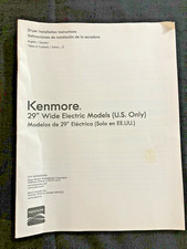 Sears kenmore installation for sale  Natalia