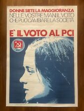Manifesto poster vota usato  San Lazzaro di Savena