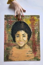 Vintage portrait painting for sale  New Harmony