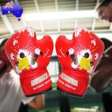 Luvas de boxe esponja de couro ecológico proteção esportiva crianças luvas de boxe acessórios comprar usado  Enviando para Brazil