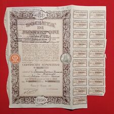 Certificato titolo azionario usato  Torino