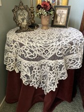 Battenburg lace tablecloth for sale  Irvine