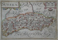 Sussex original map for sale  BUNTINGFORD