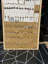 Earrings bohemian gold for sale  CARDIFF