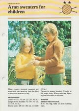 Child knitting pattern for sale  ANDOVER