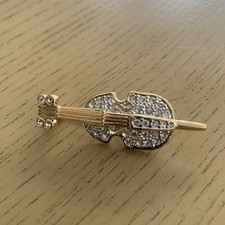 Violin brooch gold for sale  SHEERNESS