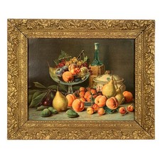 Chromolithographie. nature mor d'occasion  Royère-de-Vassivière