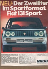 Fiat werbeanzeige werbung gebraucht kaufen  Usingen