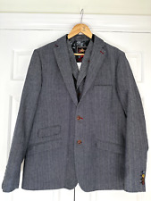 Mens grey herringbone for sale  COLCHESTER