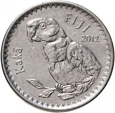 Fiji | Moeda de 20 centavos | Papagaio Kaká | Tabua | Esperma-baleia | KM334 | 2012 - 2014 comprar usado  Enviando para Brazil
