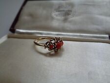 9ct gold coral for sale  DUNS