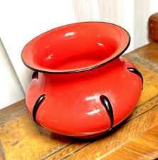 Vase rouge verre d'occasion  Lanvollon