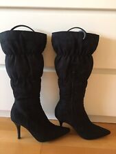Stiefel schwarz stoff gebraucht kaufen  Bodenkirchen