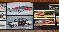 1971 Tekno Volvo 140 Police 164 F88 Scania Toyota 2000 GT Saab Prospekt brochure, usado comprar usado  Enviando para Brazil