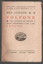 Volpone jonson m. usato  Diano San Pietro