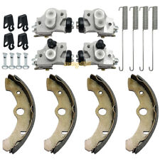 4X cilindros de roda de freio dianteiro com sapatas para Yamaha Big Bear 350 Kodiak 400 YFM comprar usado  Enviando para Brazil