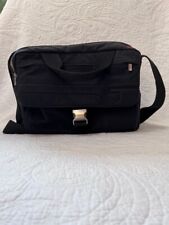 TUMI Bolso Hombre Nylon Negro Laptop Bolso Maletín Acolchado Bandolera 17" X 12" segunda mano  Embacar hacia Argentina