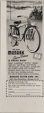 1948 Impressão Ad Monark Super Deluxe Bicicletas Bicicletas na Base Aérea Chicago, Illinois comprar usado  Enviando para Brazil
