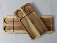 Natural wooden serving for sale  BROUGH