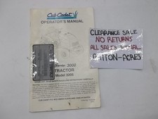 Operator manual cub for sale  Edinburg