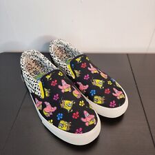 Zapatos de lona sin cordones Bob Esponja y Patricio para hombre talla 9,5 atrévete a ser cuadrados, usado segunda mano  Embacar hacia Argentina