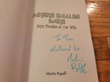 Martin popoff signed for sale  South Lyon