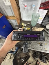 Usado, Receptor de CD de carro Kenwood KDC-252U com interface USB para iPhone auxiliar com controle remoto A+ comprar usado  Enviando para Brazil
