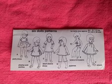 1970s dolls dressmaking for sale 1970s dolls dressmaking for sale  TONBRIDGE