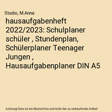 Hausaufgabenheft 2022 2023 gebraucht kaufen  Trebbin