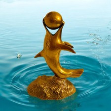 Vintage brass dolphin for sale  Grangeville