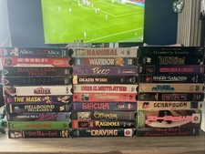 Vhs bundle horror. for sale  OLDHAM