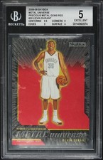 2008 Skybox Metal Universe pedras preciosas de metal PMG vermelho Kevin Durant 39/50 BGS 5 comprar usado  Enviando para Brazil