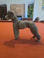 Estatueta Goebel Alemanha azul cinza marrom 7" poodle padrão cachorro CH620 1968 comprar usado  Enviando para Brazil