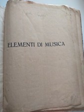 Elementi musica p.bona usato  Roma