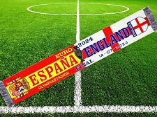 Cachecol Inglaterra vs Espanha Eurocopa Euro 2024 Olympiastadion Berlim jogo final comprar usado  Enviando para Brazil