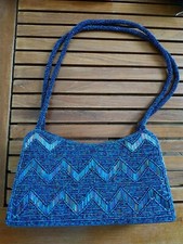 Borsa donna blu usato  Caccamo