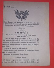 Decreto regno italia usato  Vimodrone