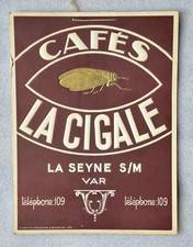 Rare cardboard cafés d'occasion  Expédié en Belgium