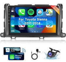Rádio de carro tela IPS Carplay para Toyota Sienna 2011-2014 FM estéreo GPS câmera de backup comprar usado  Enviando para Brazil