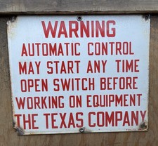 Porcelain texas company for sale  Drumright