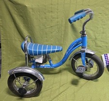 **TRICICLO DE LUXO SCHWINN LIL' STING-RAY COM ASSENTO BANANA em AZUL! comprar usado  Enviando para Brazil