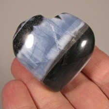 Usado, Pedra preciosa coração opala azul 1,8" polida palma cura - Índia comprar usado Usado, Pedra preciosa coração opala azul 1,8" polida palma cura - Índia comprar usado  Enviando para Brazil
