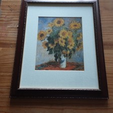 Framed print monets for sale  CHESTER